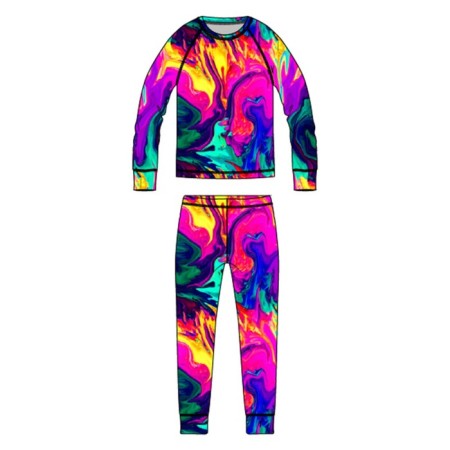 Thermal complex for girls: trousers, sweatshirt, height 104 cm-2