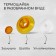 Polycarbonate thermo-shayba, d = 38 mm, UV protection, orange, set 25 pcs.