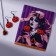 A set of earrings and a handle on Halloween "Charming Witch".