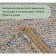 Eco -river jute, size 60x90 cm, blue color