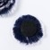 Pompons mini 5.5 cm rabbit (blue dark.)