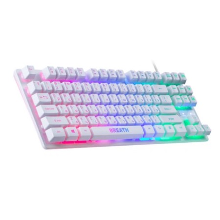 Keyboard Defender Breath GK-184, game, wired, backlight, 87 keys, USB, white-2
