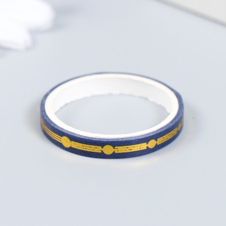 Adhesive tape Paper "Sea Kit" set of 20 pcs width. 0.5 cm dl. 2 m 4x10 cm-2