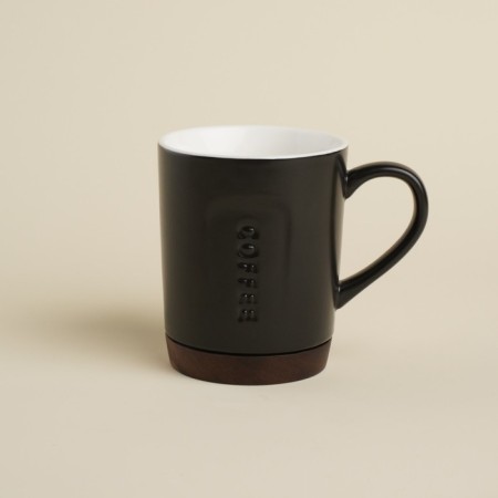 Ceramic Curamic Sl Home "Dolce Farm Nento", 400 ml, black color