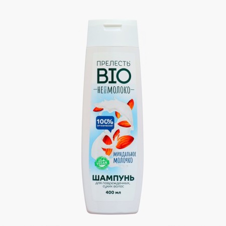 Shampoo for damaged, dry hair Creily bio almond milk, 400 ml