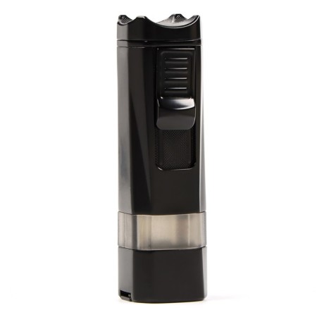 Gas lighter, piezo, turbo mode, black-4