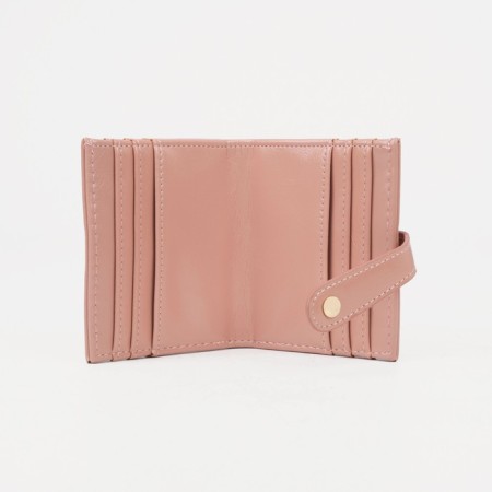 Wallet on the button, pink color-2