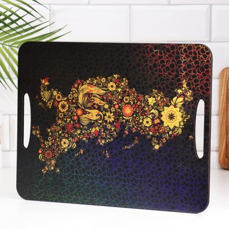 Cutting board-stalk "Khokhloma" 36x28 cm