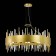 Suspended chandelier ST LUCE. SL1633.203.16. Olvera. 16x40 watts, E14, 80x80x37 cm, matte gold color