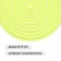 Crap for rhythmic gymnastics Grace Dance, 3 m, yellow color
