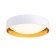 Ceiling EVOLUCE lamp. Sle201122-01. Orbio. 1x24 W, LED, 4000K, 700 LM, 42x42x10.5 cm, white color, gold