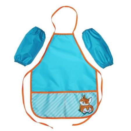 Apron for labor + sleevens, 485 x 395/250 x 160 mm, height 116-146 cm, calligrata, "Corgi"-6