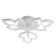 Chandelier 1093/3wt LED 72W 3000-6000k Dimmer white 50x50 cm Bayerlux