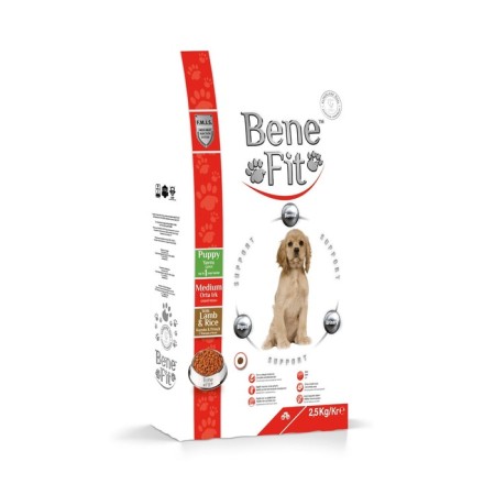 Dry food for Benefit Puppy Medium with Lamb & Rice, 2.5 kg