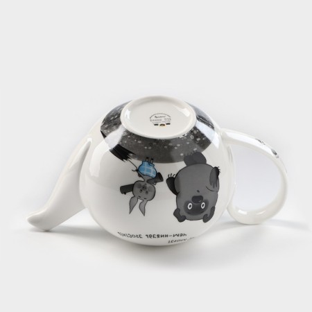 Porcelain kettle "Winnie Puh", 1200 ml-11