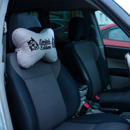 Pillow on the headrest Matech Bone Comfort Line, 38 x 25 x 10 cm, gray-1