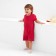 Pesnopher-trowel children's minku, Fuchsia color, height 68-74 cm