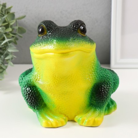 Piggy bank "frog" height 15.5 cm, width 18 cm, length 16 cm-4