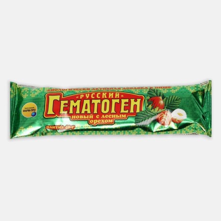 Russian hematogen with a hazelnut, 40 g-1