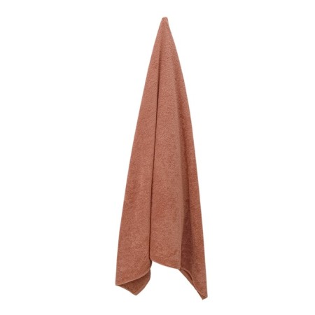 Terry towel "Mona", 400 grams, size 100x150 cm, beige color-1