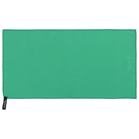 Microfiber towel, size 76x152 cm, green color-1