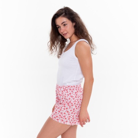 Female set (T -shirt, shorts) Mix color, size 46-3