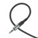Cable AUX HOOCO UPA23, Jack 3.5 mm (M) - Jack 3.5 mm (M), 1 m, nylon, gray