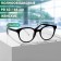 Ready glasses GA0309 (color: C1 black; diopter: -2.5; tint: no)