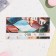 Money envelope "Happy Birthday!", Watercolor 16x8 cm