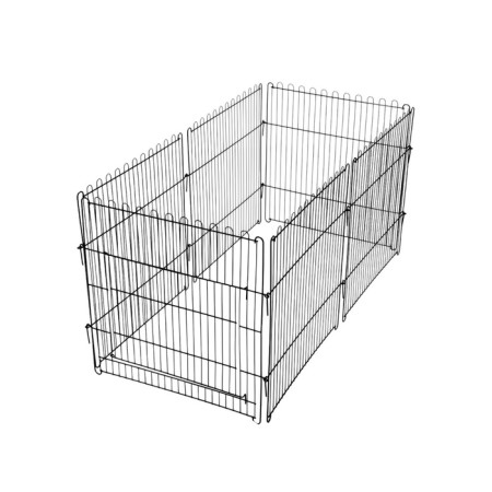 Avlier 6 sections, 64 x 64 cm, black-2
