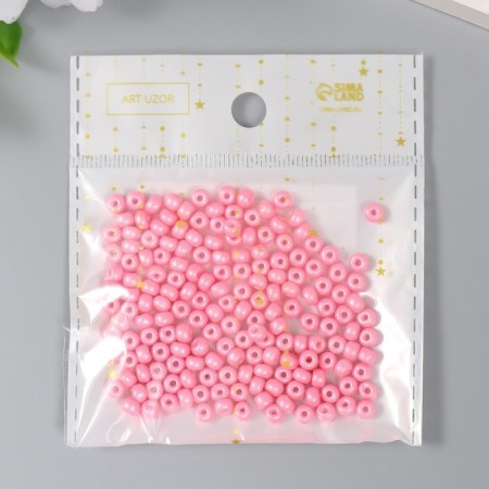 Glass beads 6/0 "salmon-pink" 15 g-2