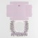 Low sides makarun box, lavender confectionery packaging, 11x 11x 3 cm