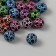 Beads for creativity plastic "Neon. Football" set of 20 g 1.1x1.1x1 cm