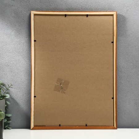 Photo frame pine walnut 1/5 30x42 cm-2