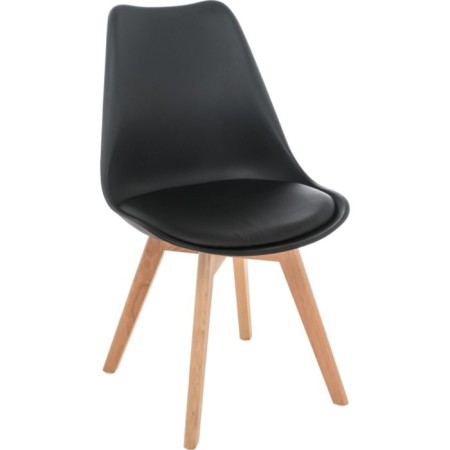 Plastic stool Bonuss array/plastic/coconut, natural/black 49x57x82 cm-4