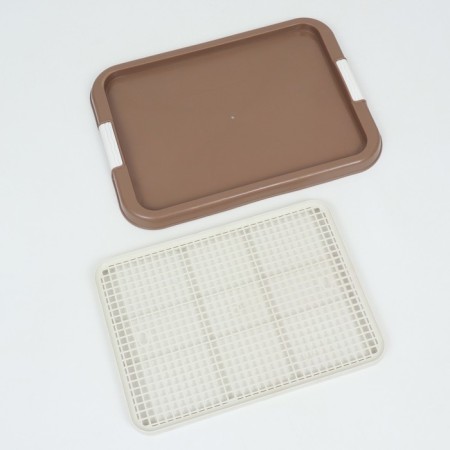 Dog toilet, 51 x 38 x 3 cm, brown-4