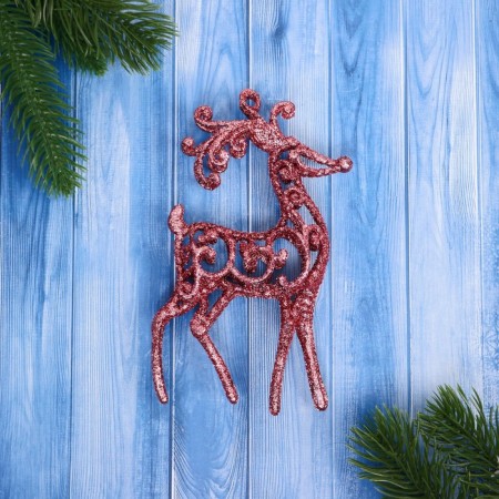 Jewelry decoration "Deer Pattering Shine" 7x15 cm, mix-1