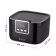 Ultrasound washing KitFort KT-6290, 50 W, 600 ml, 150x127x47 mm, black