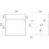 Viant Tumba "Malta" 1 box, suspended, 380x460x500 mm, with a COMO 50 shell