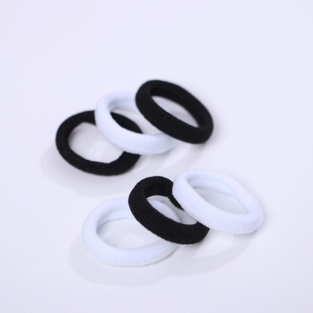 Hair elastic bands "Mahrushka", Panda, 50 pcs.-5