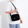 Youth bag with lightning, 1 outer pocket, black color