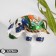 Brooch "Elephant" circus, color in gold