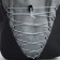 School textile school with lacing, 38x29x11 cm, gray