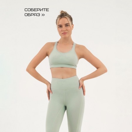 Top female, with breast support, size m (46), mint color-8