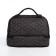 Cosmetic bag, 2 parts on zippers, black color