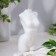 Figure candle "Women's silhouette" in a T -shirt, 4,5x4x9.5 cm, white