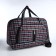Road bag with lightning, external pocket, long belt, blue/red color