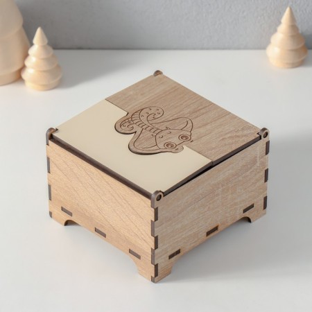 New Year's box combined "Little Snake" 10.5x10x7 cm-4