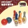 Bowling "kittens", 6 kegley 15 × 5 cm, 2 balls, diameter 8 cm