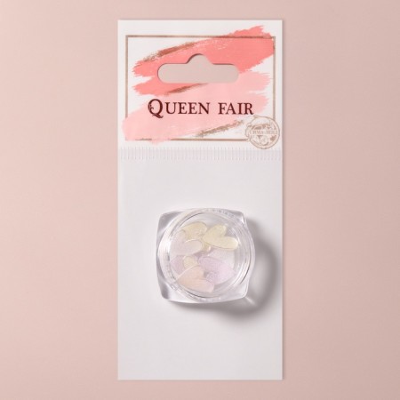 Figures for nail design "Sugar hearts", voluminous, multi -colored-7